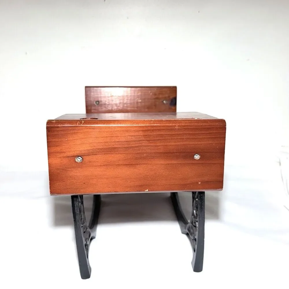 Vintage American Girl Samantha School Desk Cast Iron Wood Doll Desk
